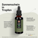 Vitamin D3 + K2 1.000 I.E. + 20 mcg Tropfen - 50ml - Vegan